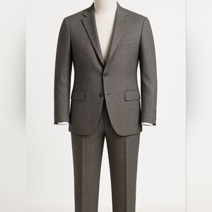 Nautica Boys 2‑Piece Suit – Size 18 Regular – Charcoal Gray